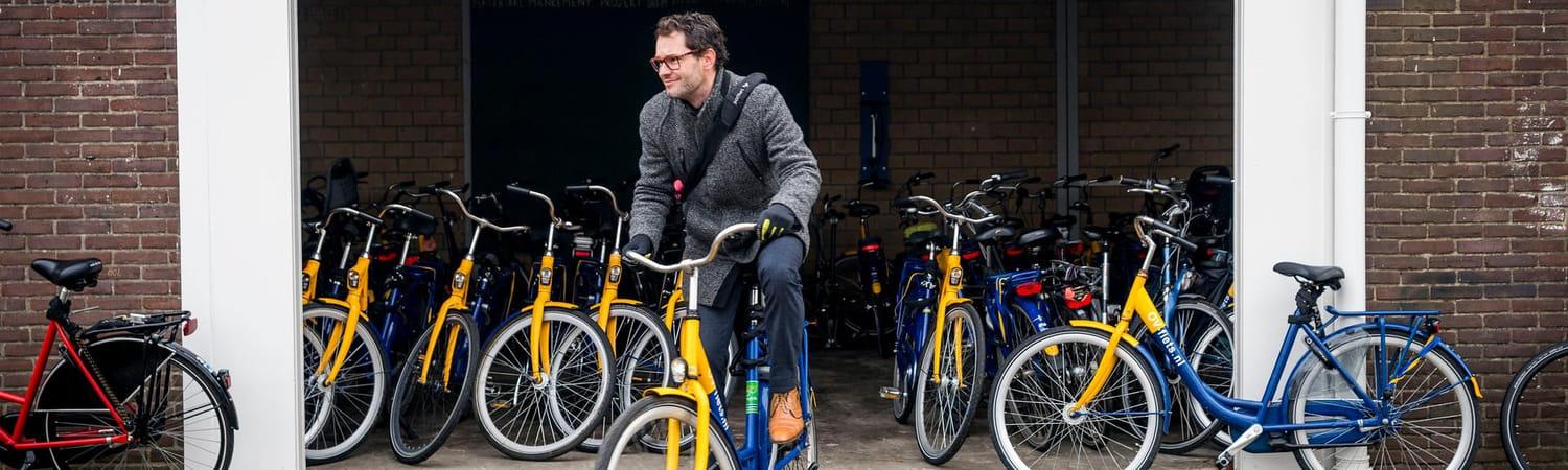 Regel deelfietsen voor korte ritten