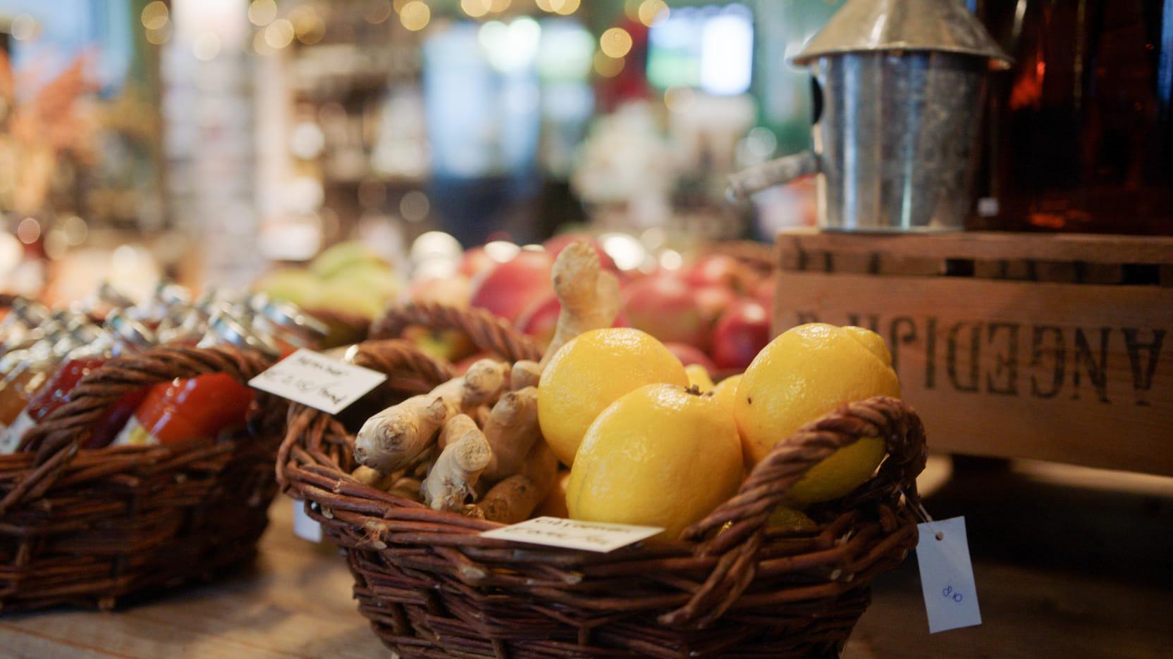 Foto van voedingswaren uit de winkel van Fruitkwekerij ’t Keetje.