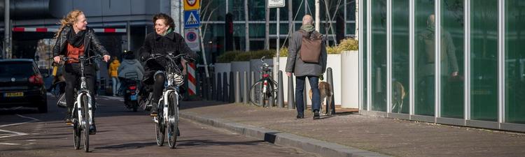 Communiceer over de fietsmogelijkheden