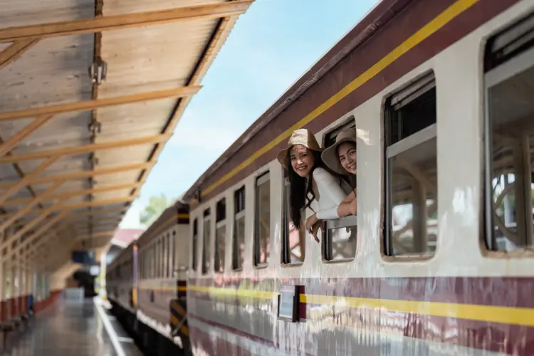 Vier vakantie met de trein!